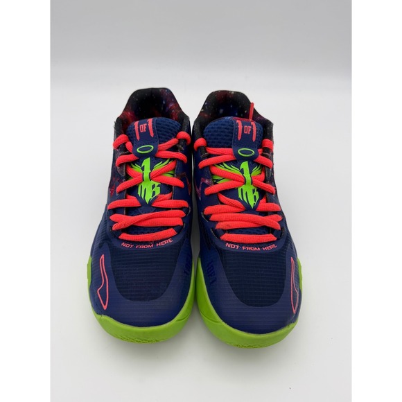 Size 4 (GS) - PUMA MB.01 x LaMelo Ball Mid Galaxy 2022 used basketball - Picture 2 of 9